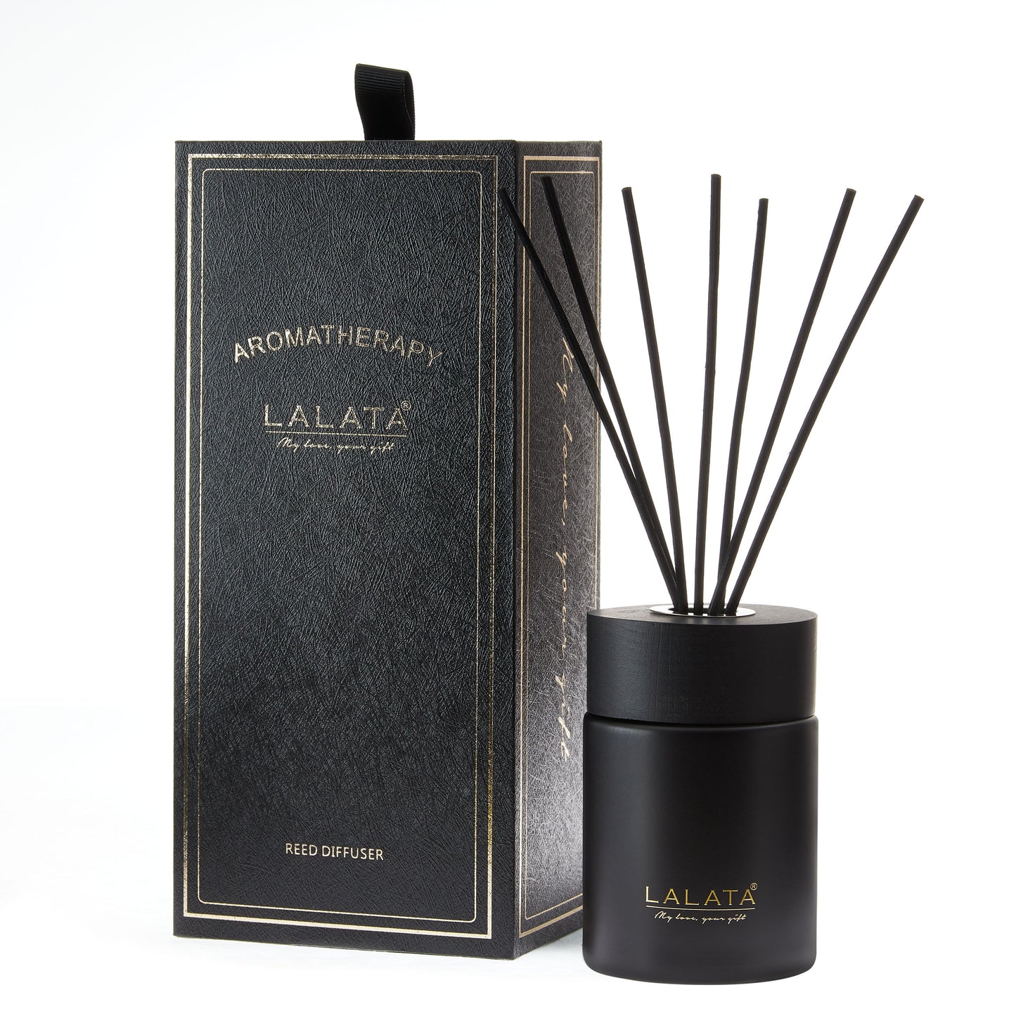 Black Diffuser - Scented Elegant Pink Champagne