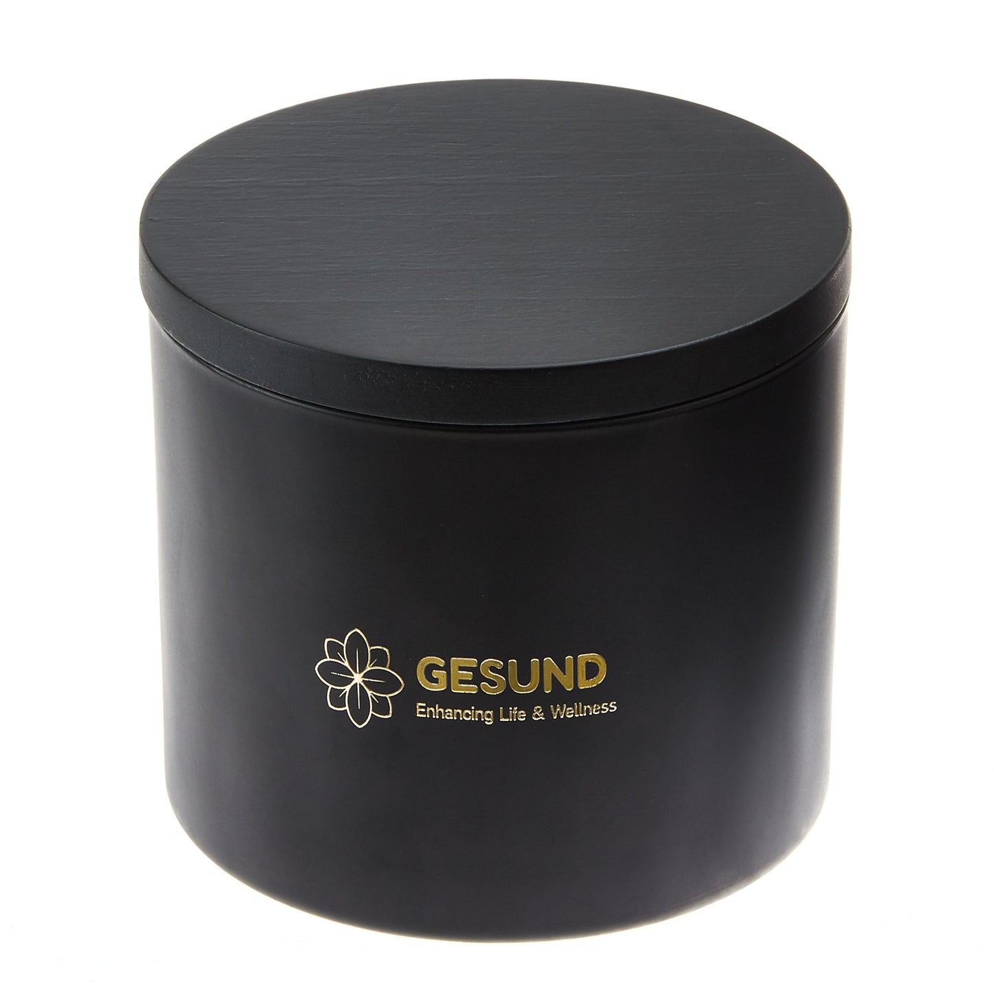 Matte Black Candle 3-Wick - Scented Oud Wood