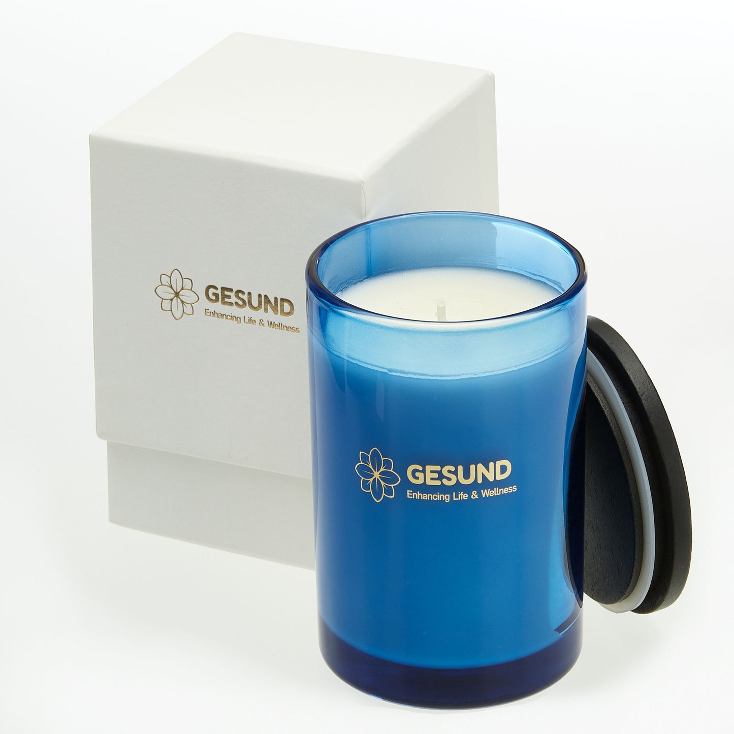 Cobalt Blue Candle - Scented Wild Citrus
