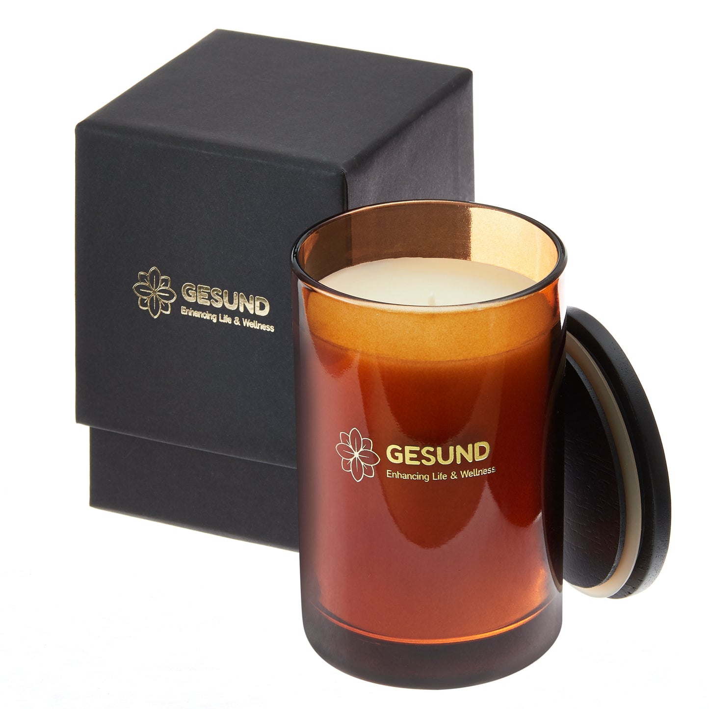 Amber Candle - Scented Balsam+Amber
