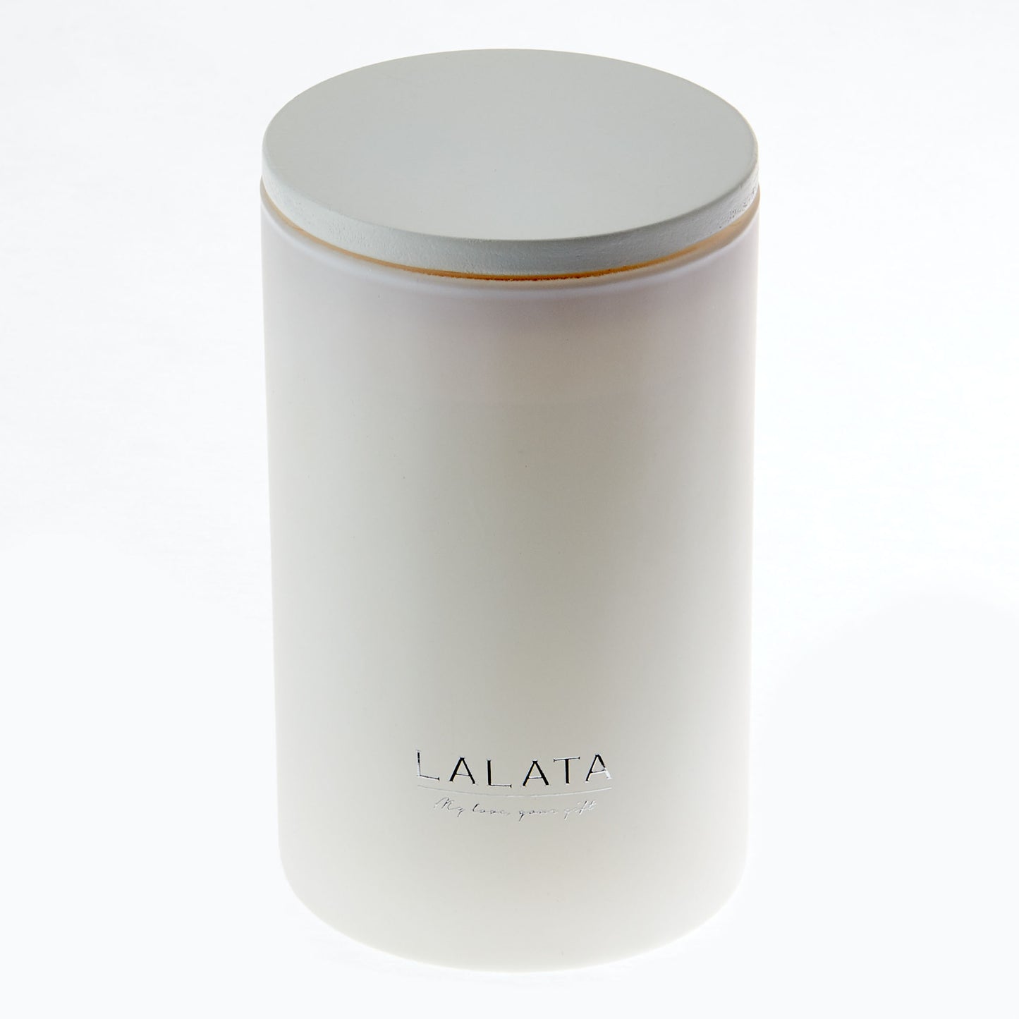 White Candle - Scented Lemon Tea+Musk