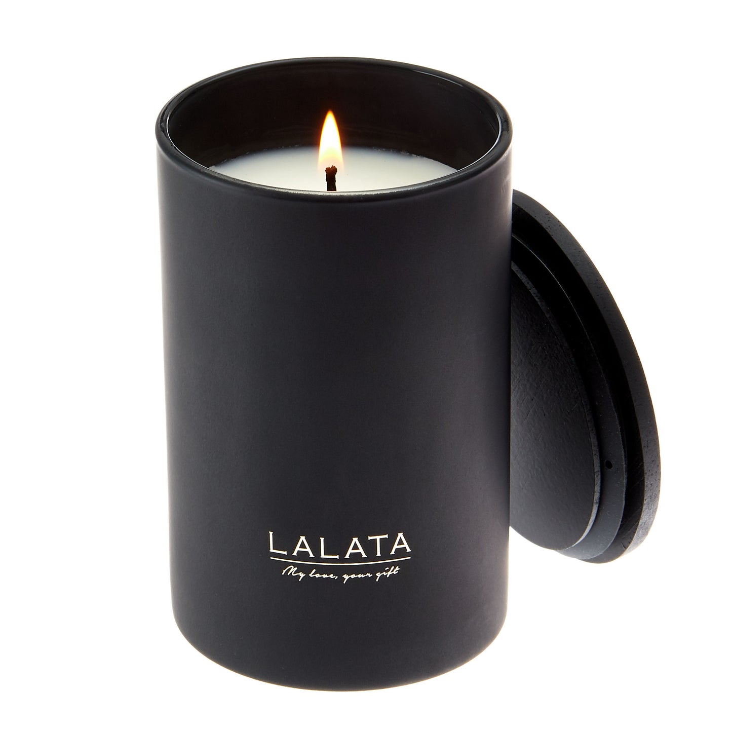 Black Candle - Scented Eucalyptus+Lavender